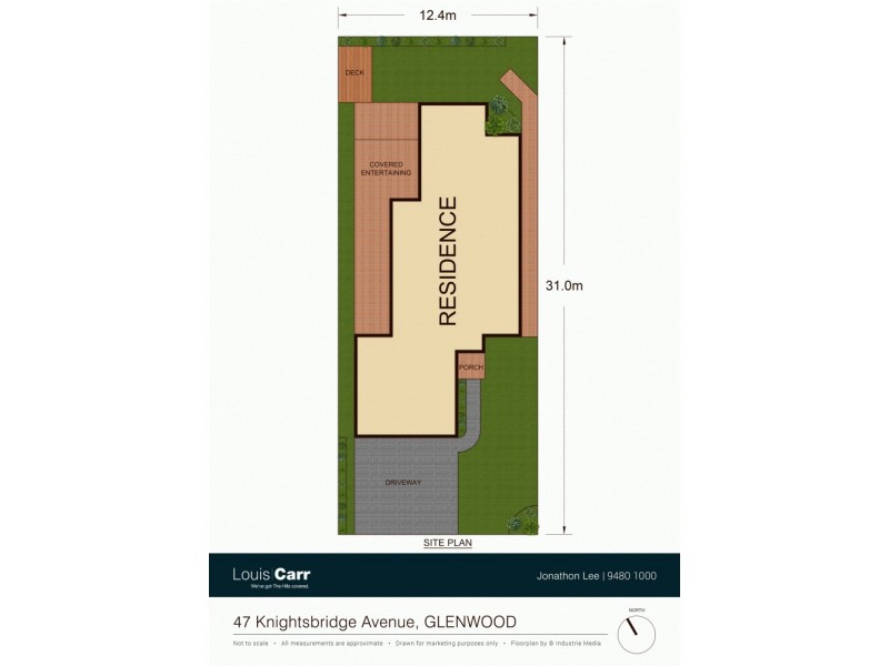 47 Knightsbridge Av, Glenwood NSW 2768 Floorplan