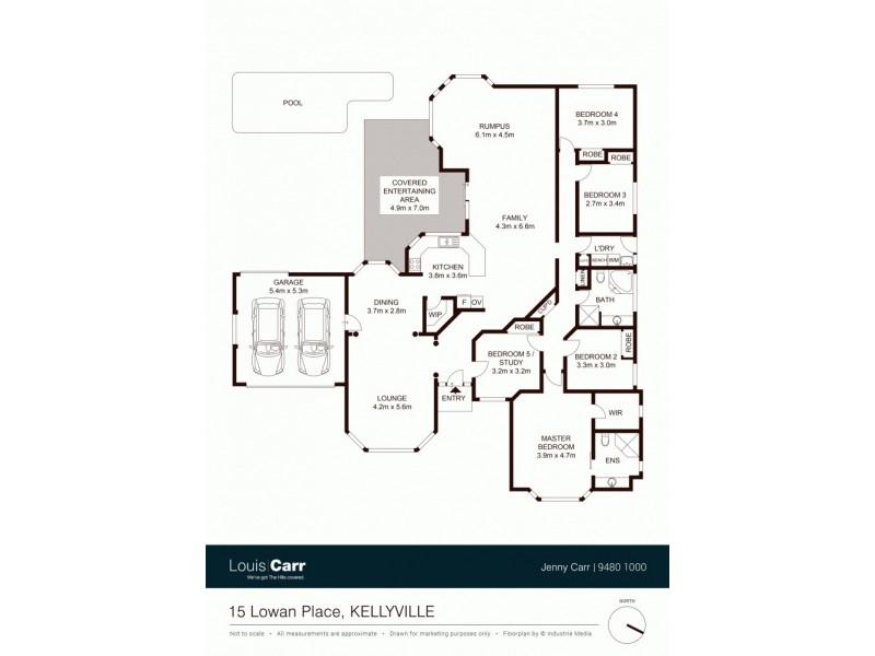 15 Lowan Place, Kellyville NSW 2155 Floorplan