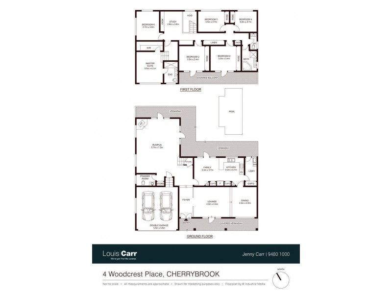 4 Woodcrest Place, Cherrybrook NSW 2126 Floorplan