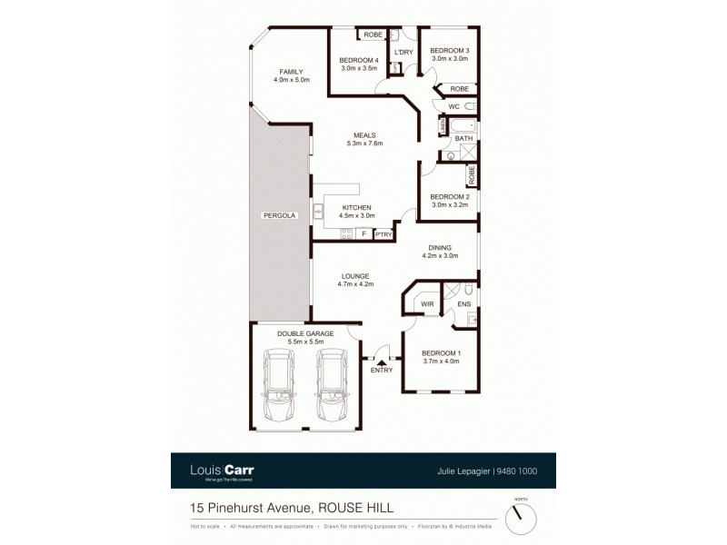 15 Pinehurst Avenue, Rouse Hill NSW 2155 Floorplan