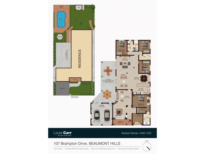 107 Brampton Drive, Beaumont Hills NSW 2155 Floorplan