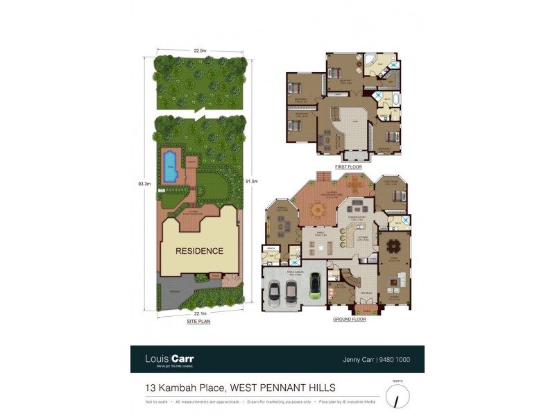 13 Kambah Place, West Pennant Hills NSW 2125 Floorplan