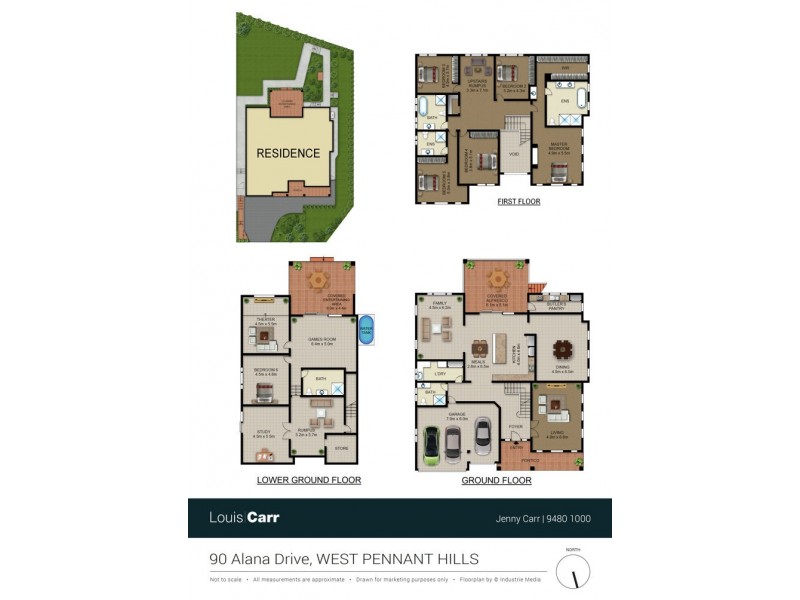 90 Alana Drive, West Pennant Hills NSW 2125 Floorplan