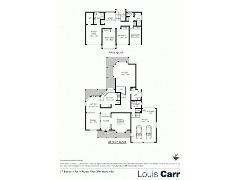 37 bellamy farm road, West Pennant Hills NSW 2125 Floorplan