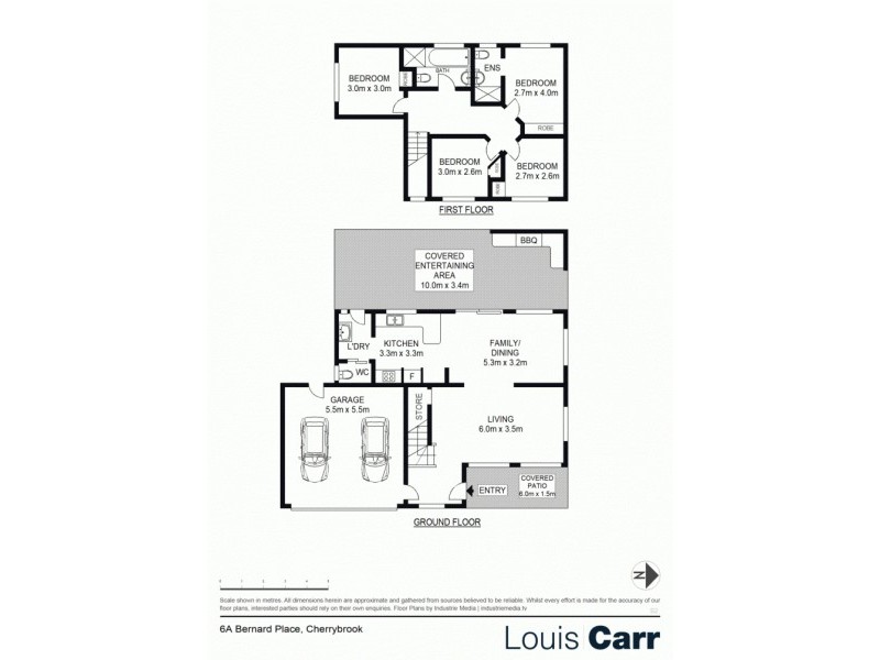 6a Bernard Place, Cherrybrook NSW 2126 Floorplan