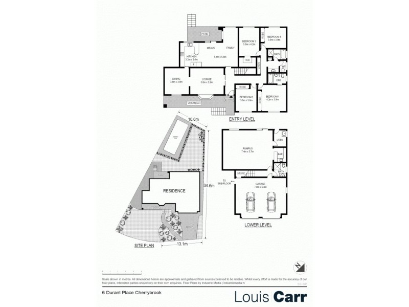 6 Durant Place, Cherrybrook NSW 2126 Floorplan