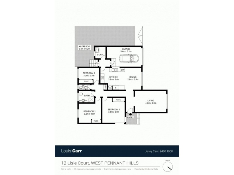 12 Lisle Court, West Pennant Hills NSW 2125 Floorplan