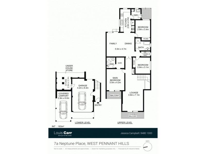 7a Neptune Place, West Pennant Hills NSW 2125 Floorplan