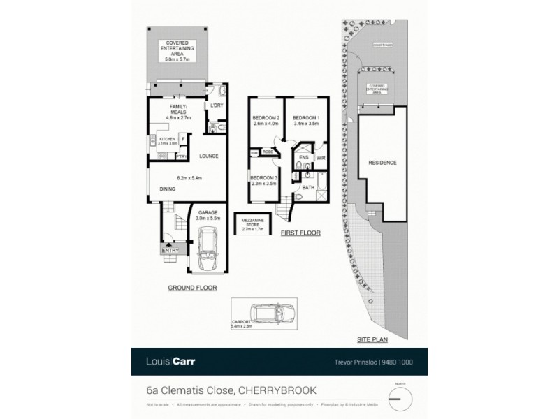 6A Clematis Close, Cherrybrook NSW 2126 Floorplan