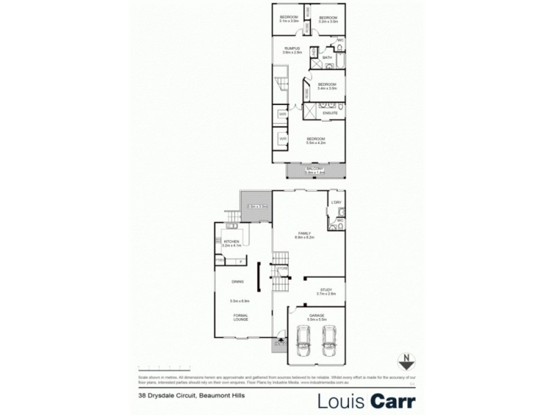 38 Drysdale Circuit, Beaumont Hills NSW 2155 Floorplan