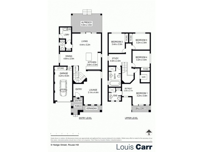 9 Hedge Street, Rouse Hill NSW 2155 Floorplan