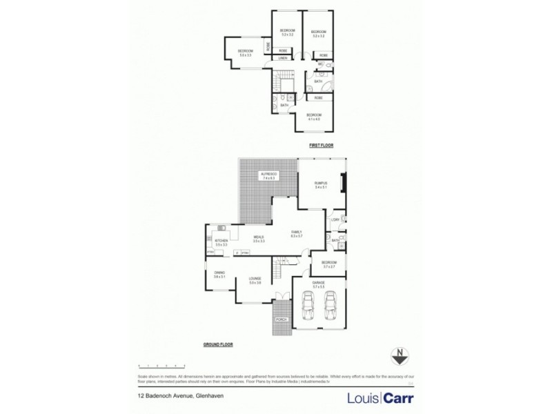 12 Badenoch Avenue, Glenhaven NSW 2156 Floorplan