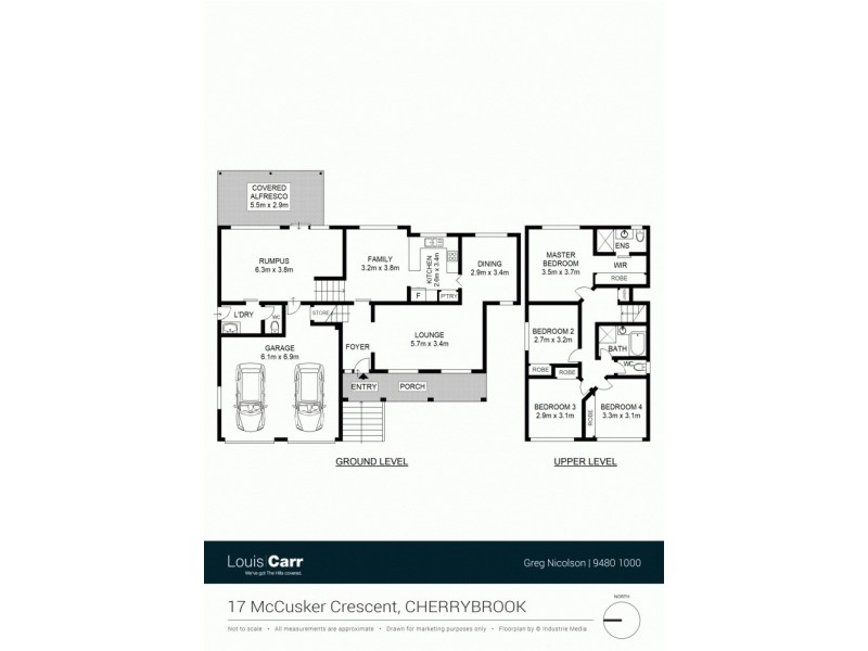 17 McCusker Crescent, Cherrybrook NSW 2126 Floorplan