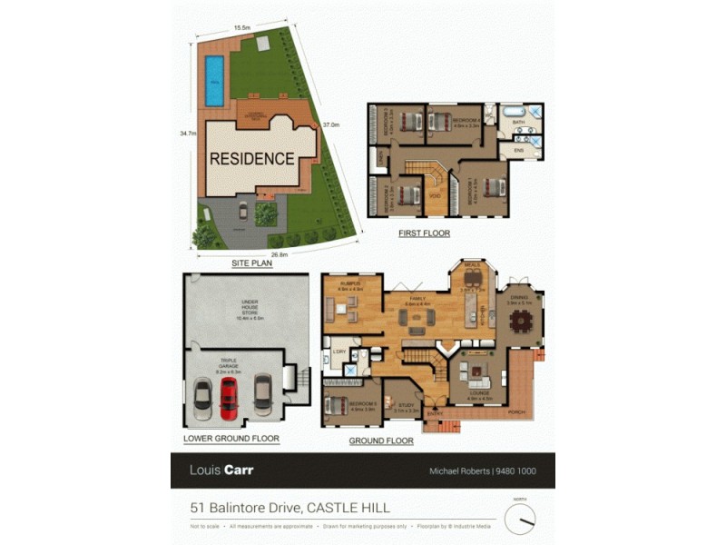 51 Balintore Drive, Castle Hill NSW 2154 Floorplan