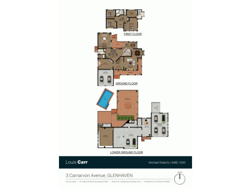 3 Carnarvon Avenue, Glenhaven NSW 2156 Floorplan