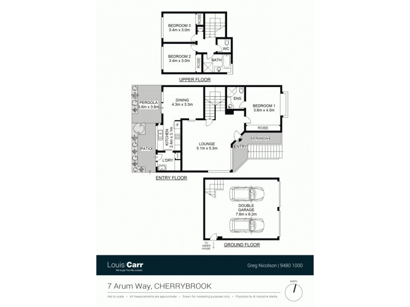 7 Arum Way, Cherrybrook NSW 2126 Floorplan