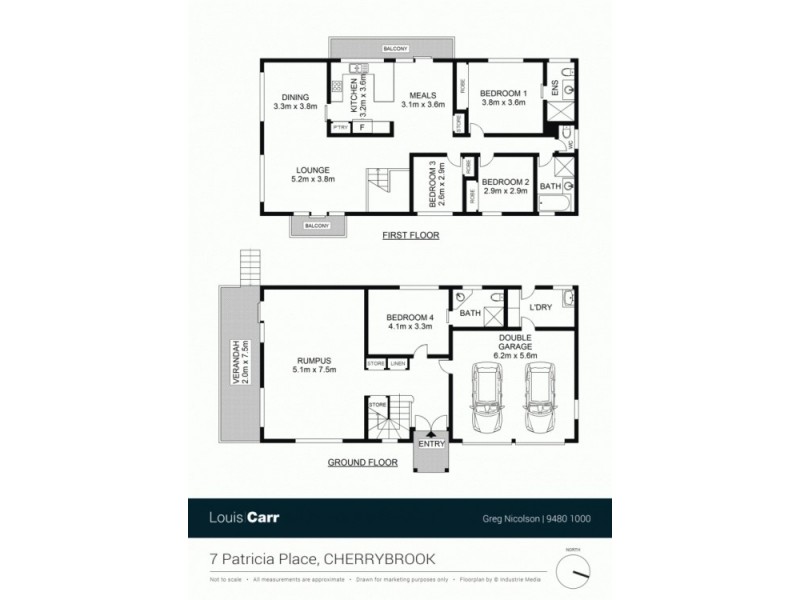 7 Patricia Place, Cherrybrook NSW 2126 Floorplan