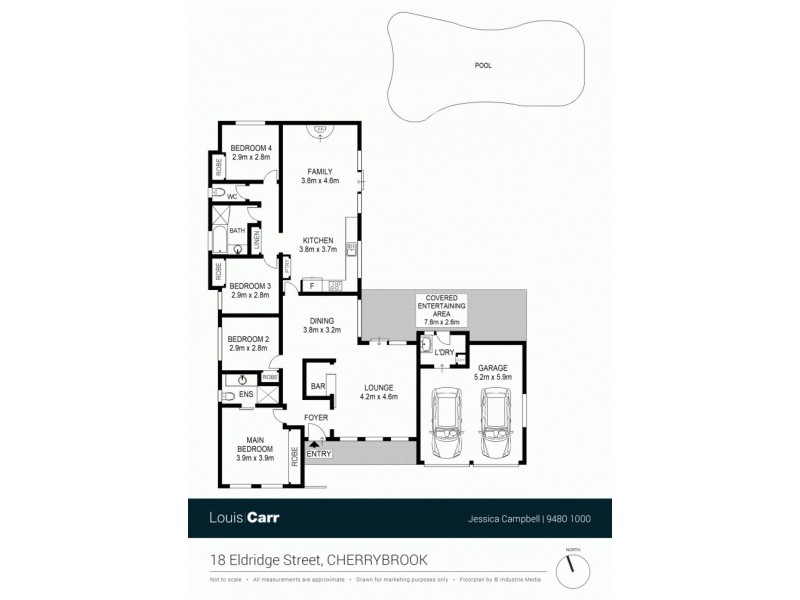 18 Eldridge Street, Cherrybrook NSW 2126 Floorplan