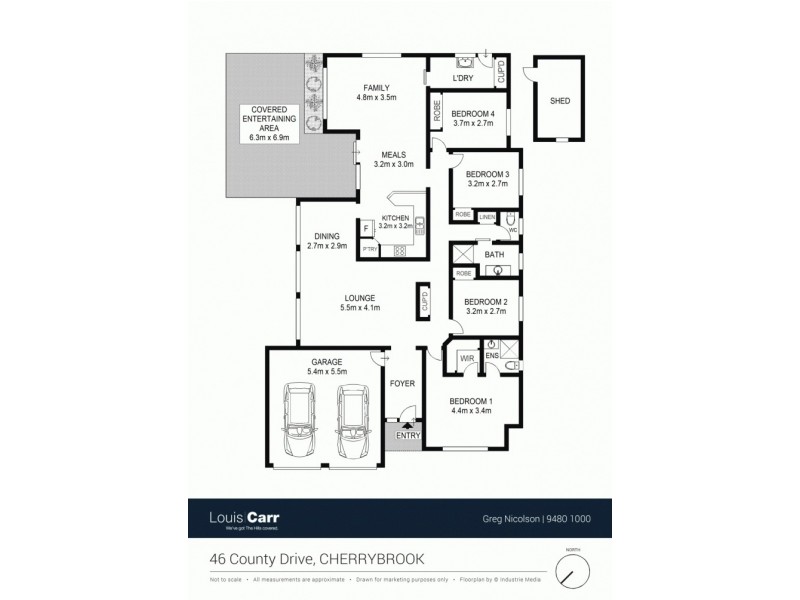 46 County Drive, Cherrybrook NSW 2126 Floorplan