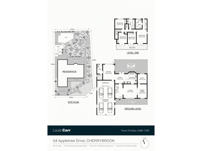 54 Appletree Drive, Cherrybrook NSW 2126 Floorplan