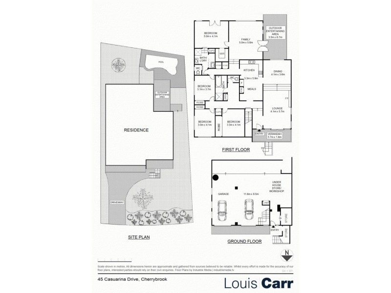 45 Casuarina Drive, Cherrybrook NSW 2126 Floorplan