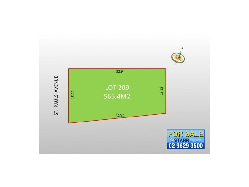 Lot 209 St Pauls Avenue, Castle Hill NSW 2154
