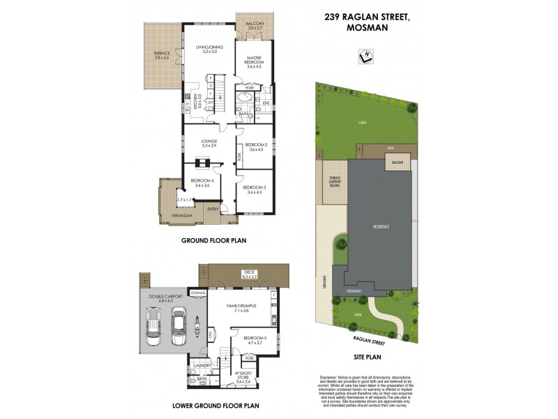 239 Raglan Street, Mosman NSW 2088 Floorplan
