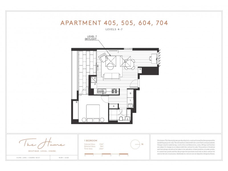 505/31-33 Albany Street, Crows Nest NSW 2065 Floorplan
