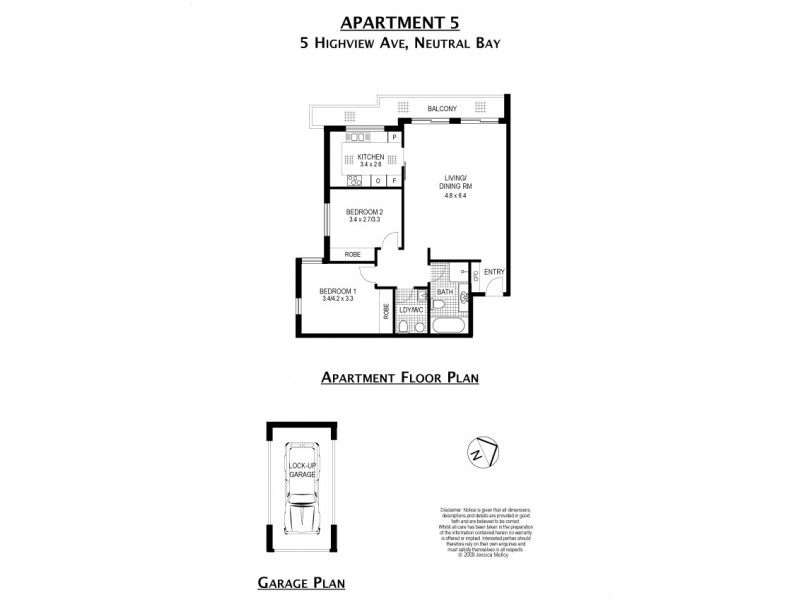 5/5 Highview Avenue, Neutral Bay NSW 2089 Floorplan