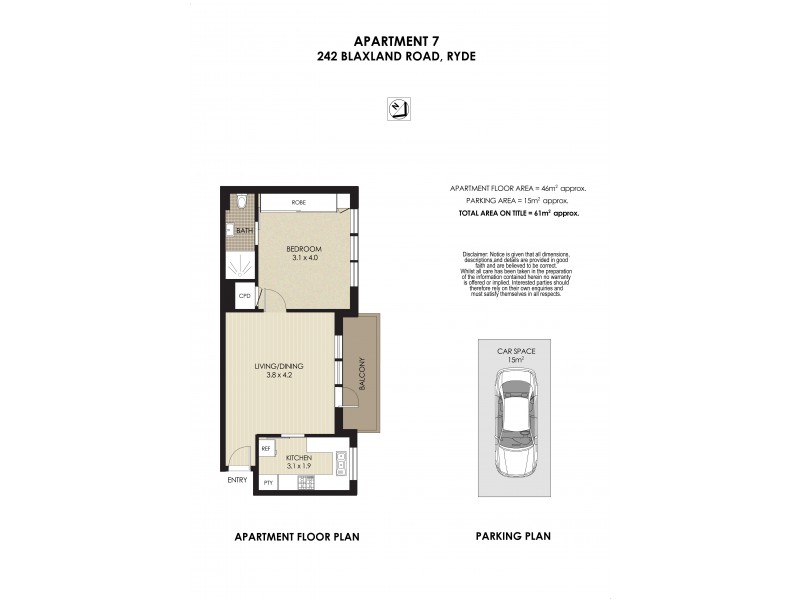 7/242 Blaxland Road, Ryde NSW 2112 Floorplan