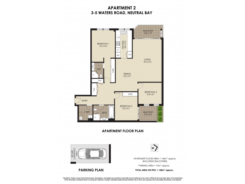 2/3 Waters Road, Neutral Bay NSW 2089 Floorplan