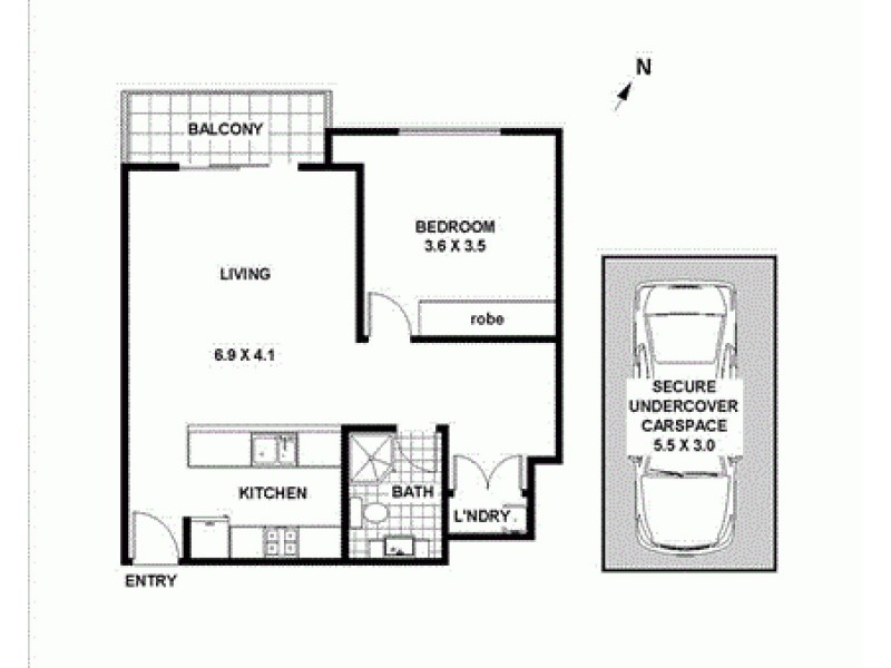 10/38-40 Sinclair Street, Wollstonecraft NSW 2065 Floorplan
