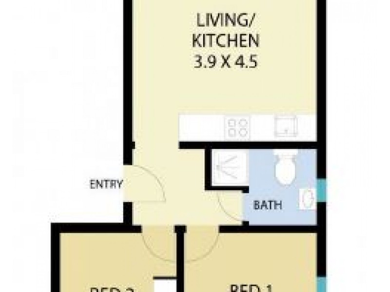 1/14 Bradly Avenue, Kirribilli NSW 2061 Floorplan