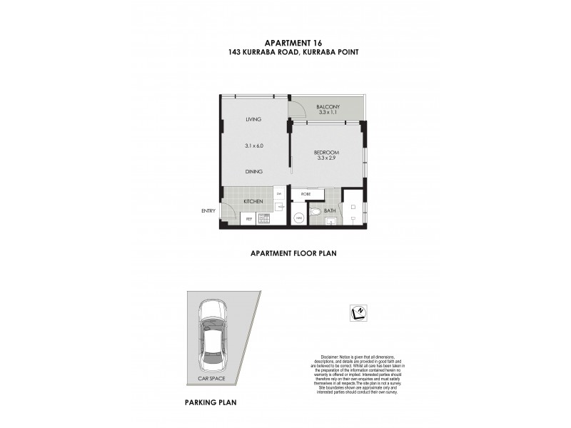 16/143 Kurraba Road, Neutral Bay NSW 2089 Floorplan