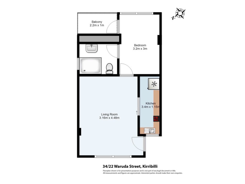 34/22 Waruda Street, Kirribilli NSW 2061