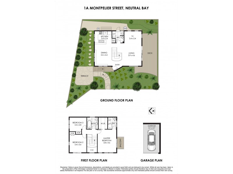 1A Montpelier Street, Neutral Bay NSW 2089 Floorplan