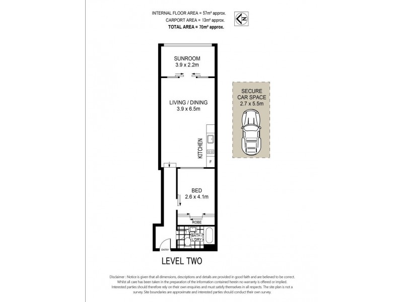 208/7-9 Abbott Street, Cammeray NSW 2062 Floorplan