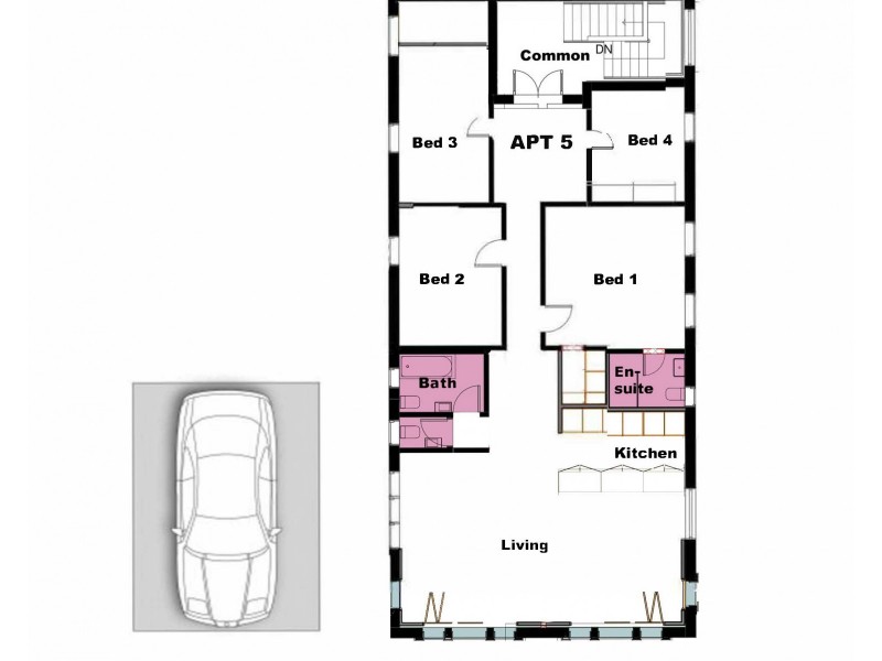 5/2 Clanalpine Street, Mosman NSW 2088 Floorplan