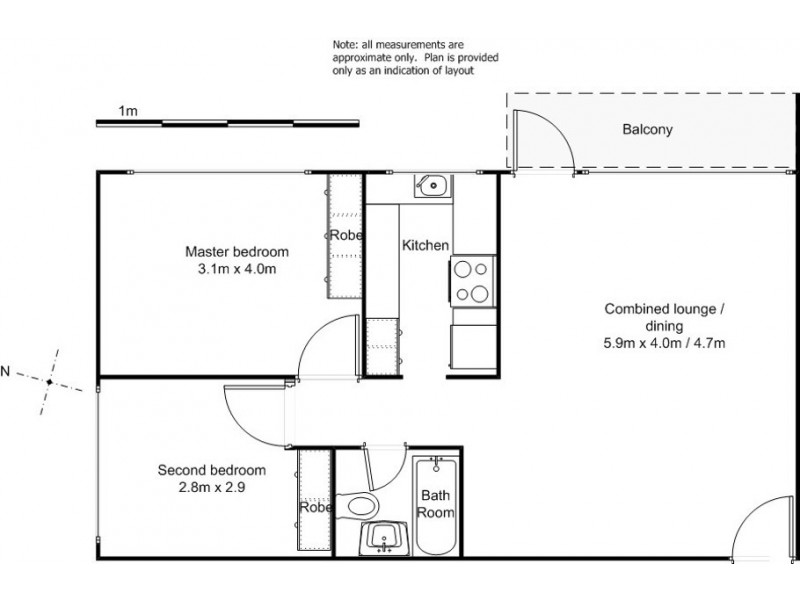 10/389A Alfred Street North, Neutral Bay NSW 2089 Floorplan