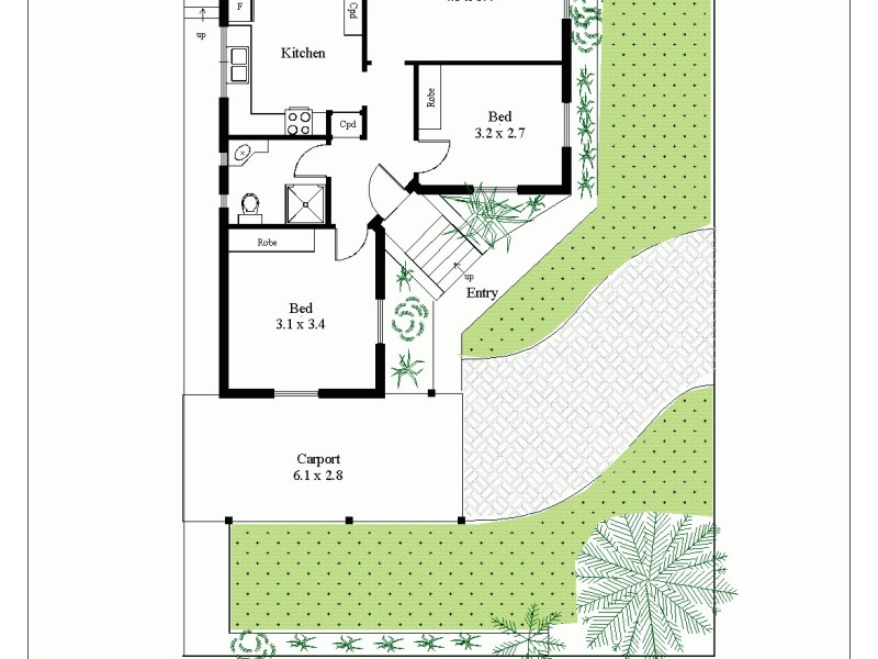 7/17 Merlin Street, Neutral Bay NSW 2089 Floorplan