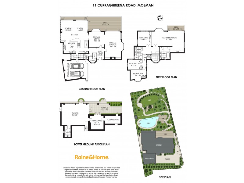 11 Curraghbeena Road, Mosman NSW 2088 Floorplan