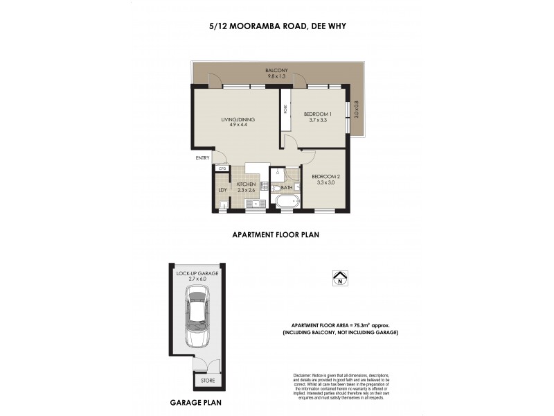 5/12 Mooramba Road, Dee Why NSW 2099 Floorplan