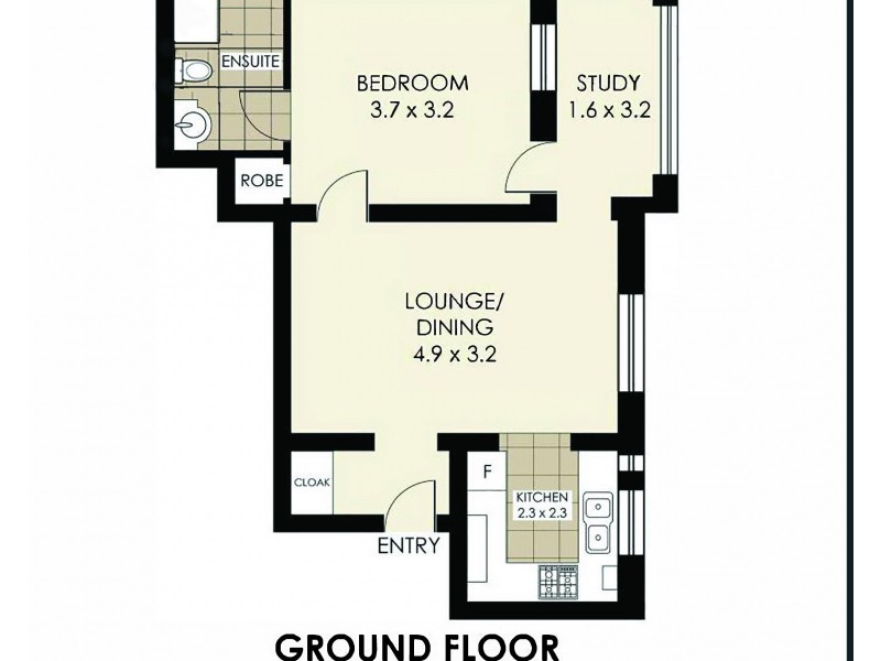 1/28 Waruda Street, Kirribilli NSW 2061 Floorplan