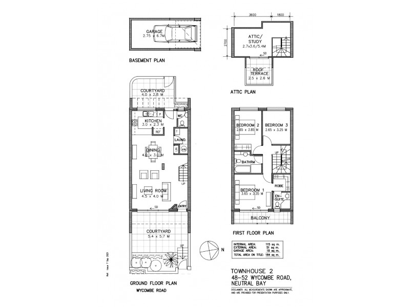 2/48 Wycombe Road, Neutral Bay NSW 2089 Floorplan