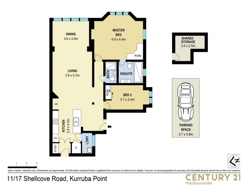 11/17 Shellcove Road, Kurraba Point NSW 2089