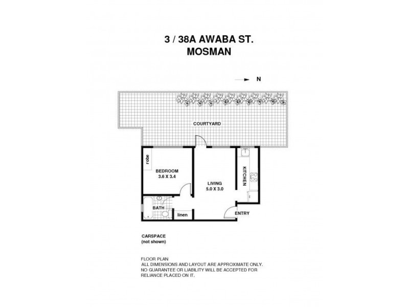 3/38A Awaba Street, Mosman NSW 2088 Floorplan