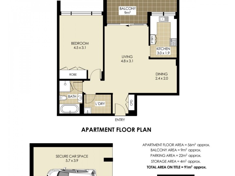 31/7 Jersey Road, Artarmon NSW 2064 Floorplan