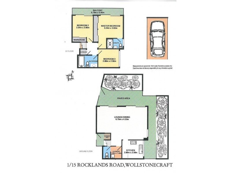 1/15 ROCKLANDS ROAD, Wollstonecraft NSW 2065