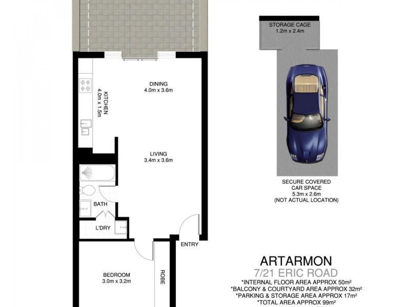 7/21 Eric Road, Artarmon NSW 2064 Floorplan