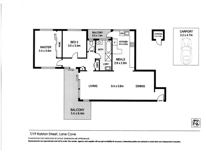 7/19 Ralston Street, Lane Cove NSW 2066 Floorplan